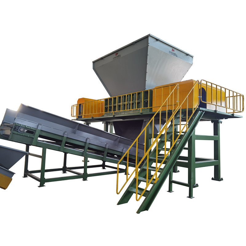 
                Double Shaft Metal Recycling Machine for Iron/Aluminum/Car/Engine/Oil Drum
        