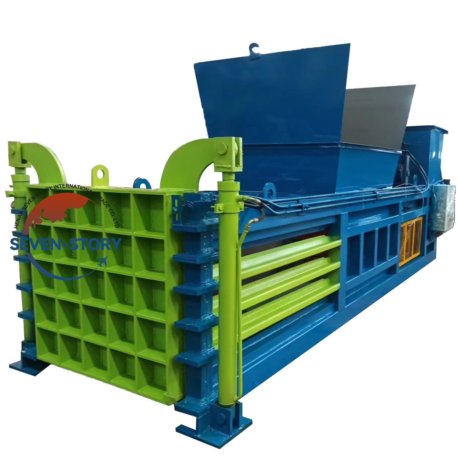
                Automatic Horizontal Hydraulic Press Waste Paper Baler Machine Automatic Baling Scr