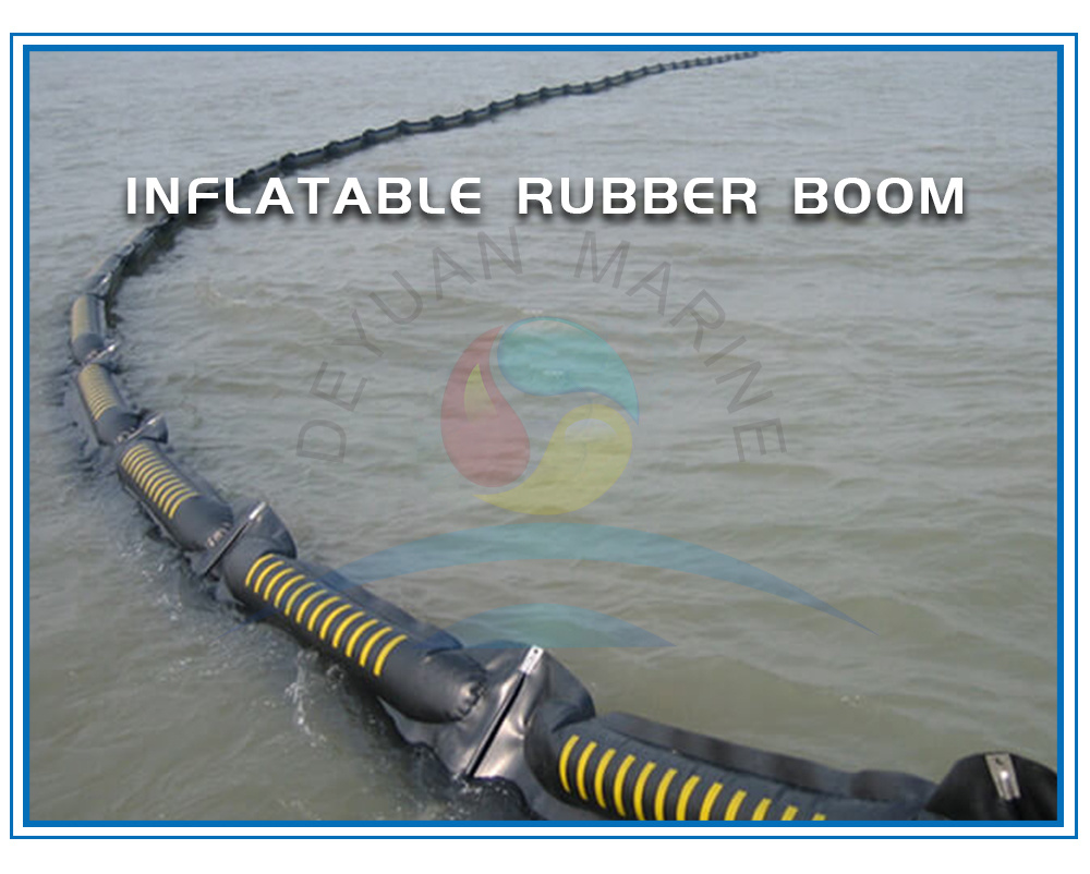 
                Eco Friendly Rubber Inflatable Oil Spill Containment Boom
            