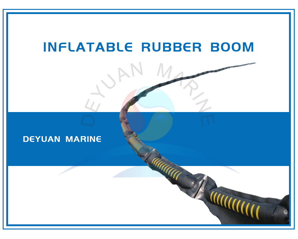 
                1100mm Inflatable Rubber Floating Oil Containment Booms
            