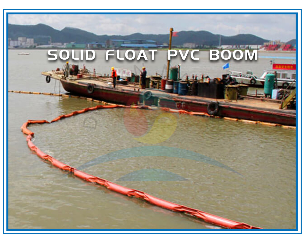 
                Solid Floating PVC Oil Containment Boom for Marine
            