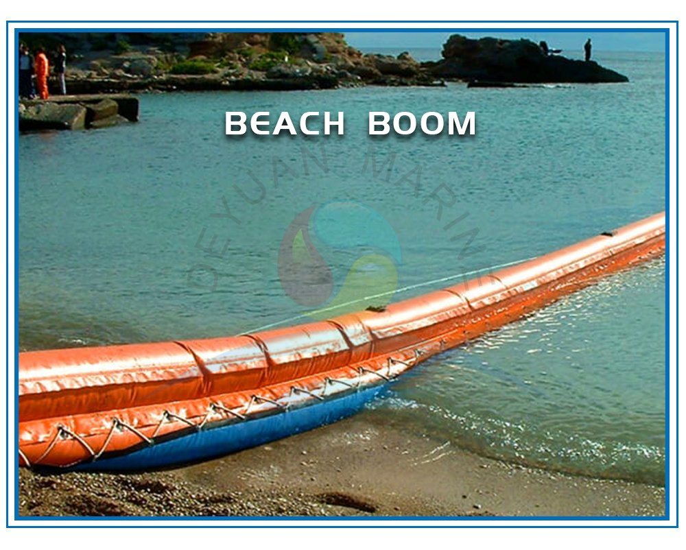 
                Floating Beach Rubber Oil Boom for Spill Control
            