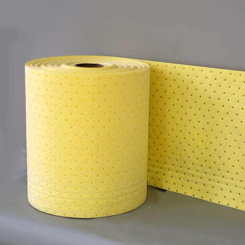 
                Medium Level Absorbing Chemical Folded &Perforated Spill Control Rolls
        