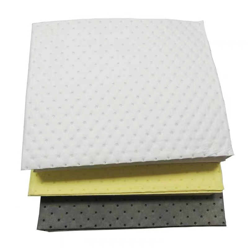 
                High Absorbency 100% Polypropylene Oil Universal Chemical Absorbent Pad
           