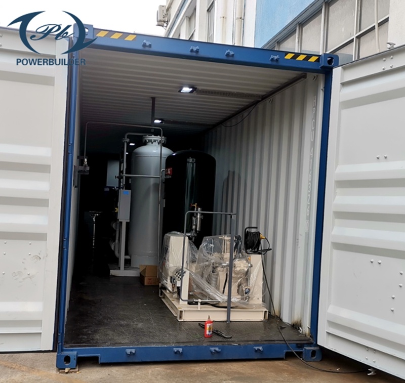 
                Factory Supplier Container-Type Mobile Portable 93-95% Purity Industrial and Medica