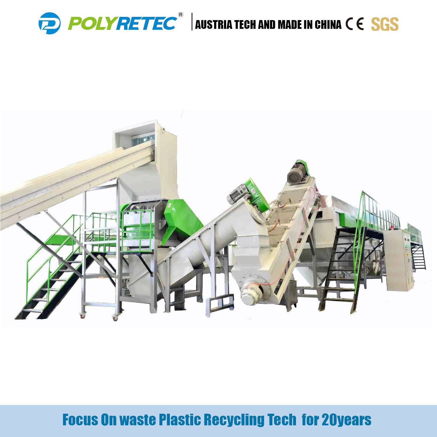 
                New Design Plastic Recycling Line Supplier for PE PP Film Crushing Washing Line Pla