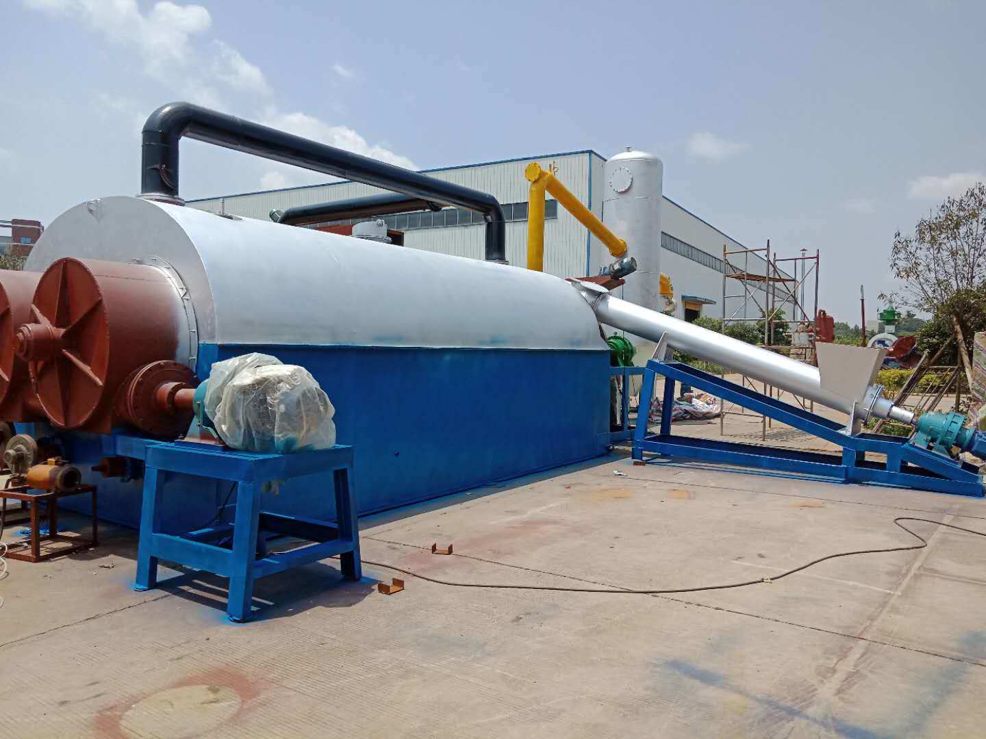 
                Continuous Mixed Waste Plastic to Fuel Oil Power Generation Recycling Machine
     