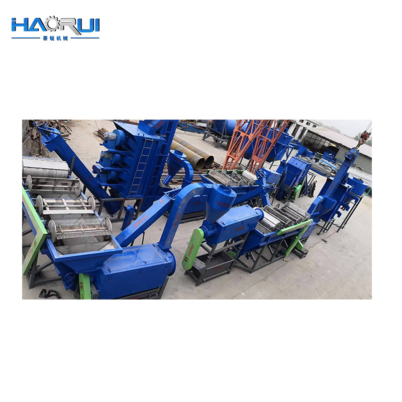 
                Haorui 2023 Plastic Waste Recycling Machine for PP PE HDPE LDPE Bottle/Woven Bag/Fi