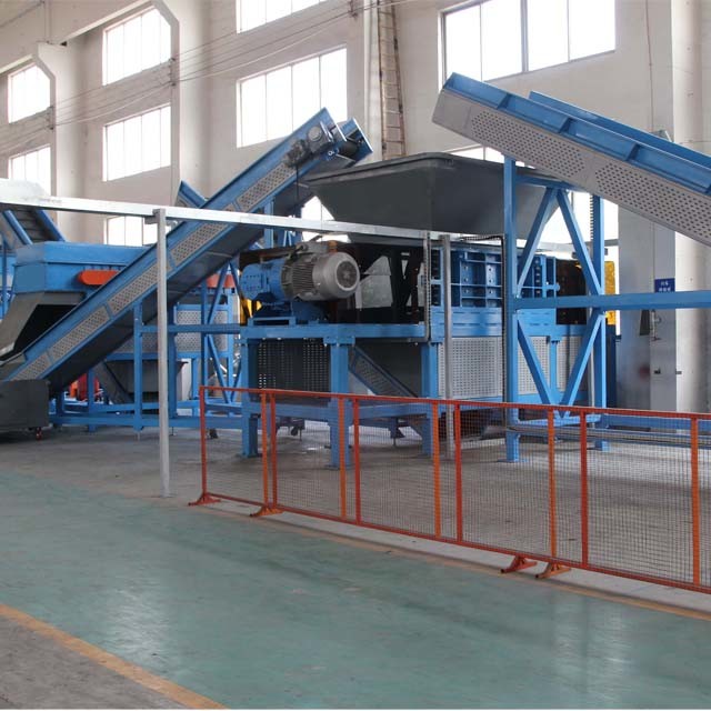
                Fully Automatic Plant Rubber Machinery Tire Shredder Machine Tire Recycling Machine