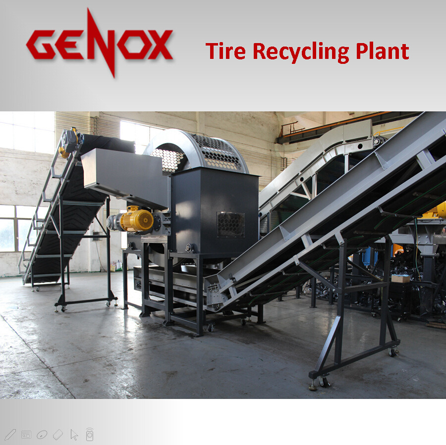 
                Waste Tyre Plastic Recycling Machinery Machine Tire Crusher Production Line Rubber 
