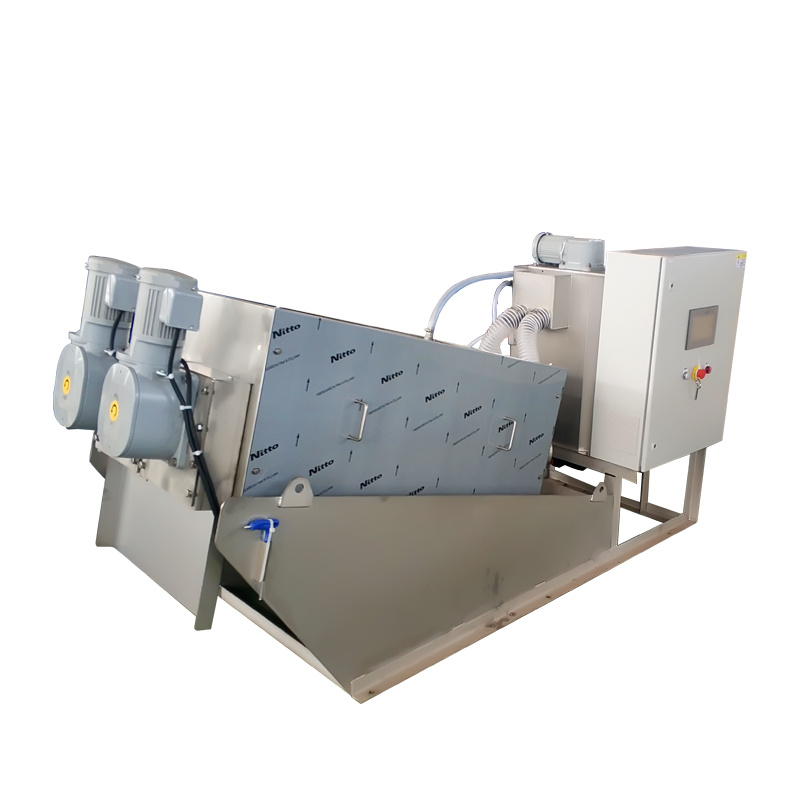 
                Portable Waste Water Treatment Wave Separator Screw Press Machine Sludge Dewatering