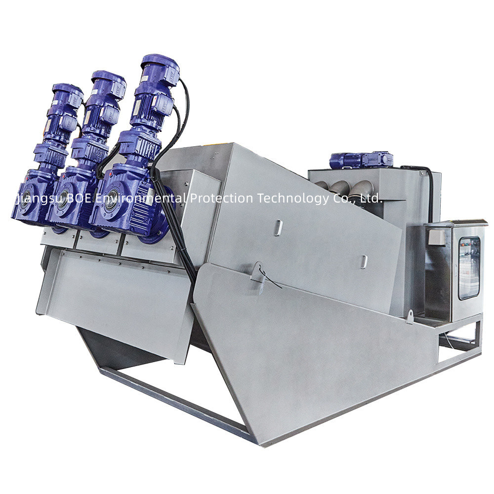 
                Automatic Mechanical Multi Disc Screw Filter Press Sludge Dewatering Machine
      