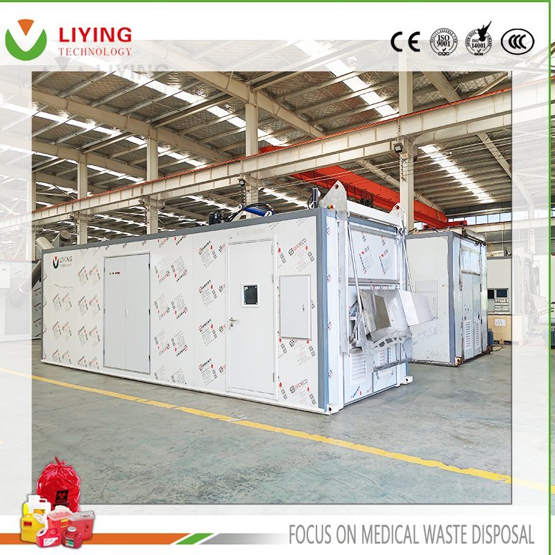 
                300kg/H Hospital on Site Clinic Medical Hazardous Waste Treatment Disposal Equipmen
