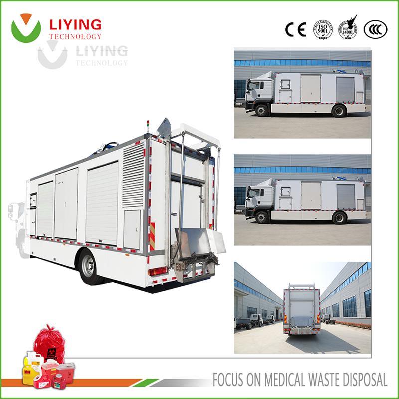 
                Mounted Mobile Clinical Hazardous Medical Waste Microwave Disinfection Treatment Di