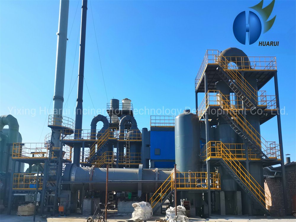 
                High Quality Hospital Solid Waste Burner Rotary Kiln Incinerator Professional Facto